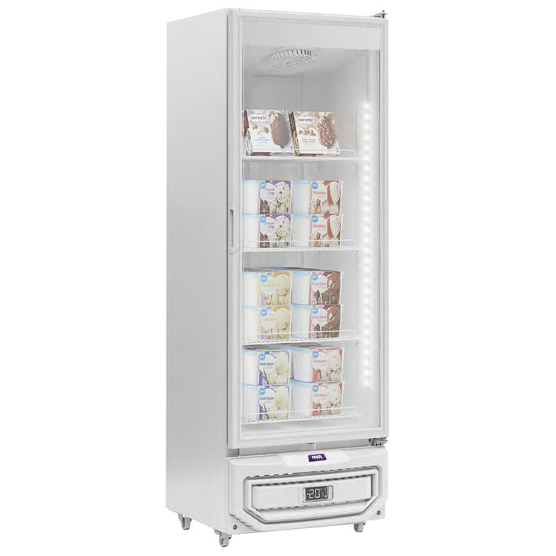 Freezer Comercial Vertical | 450 L | Exhibidor | White