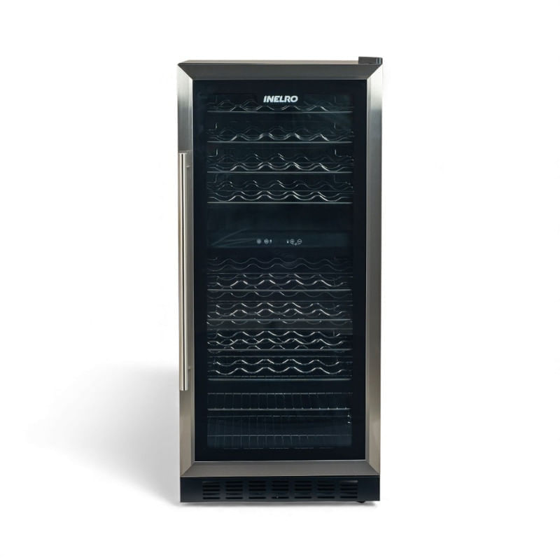 Cava de Vinos | 119 Botellas | Doble Zona de Temperatura | Inox Door