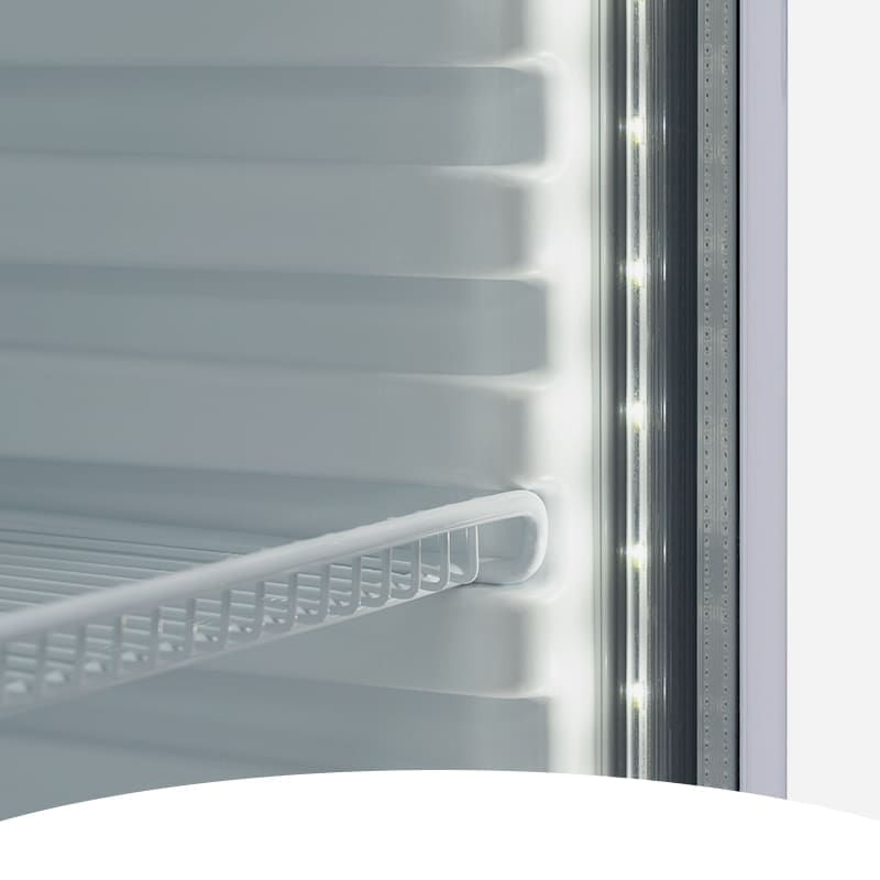 Freezer Comercial Vertical | 428 L | Exhibidor | White