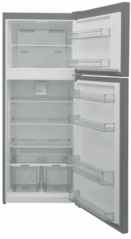 Heladera con Freezer | 445 L | Inverter No Frost | Inox